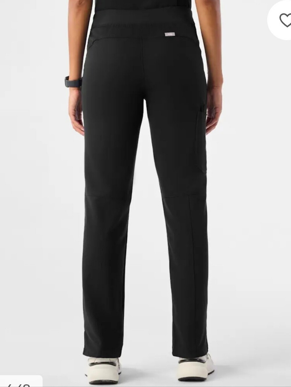 Black, Kade Cargo Scrub Pants, Medium Tall - Picture 3 of 13